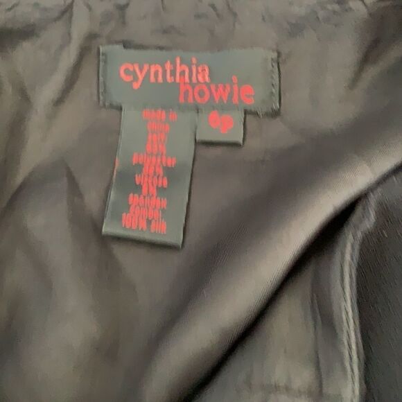 Cynthia Howie black skirt suit- 6P - Picture 9 of 9